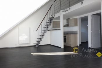 LA TURBALLE FACE PORT - Bel appartement en duplex T2bis � vendre 32.25 m� habitables - Proximit� plage et commerces